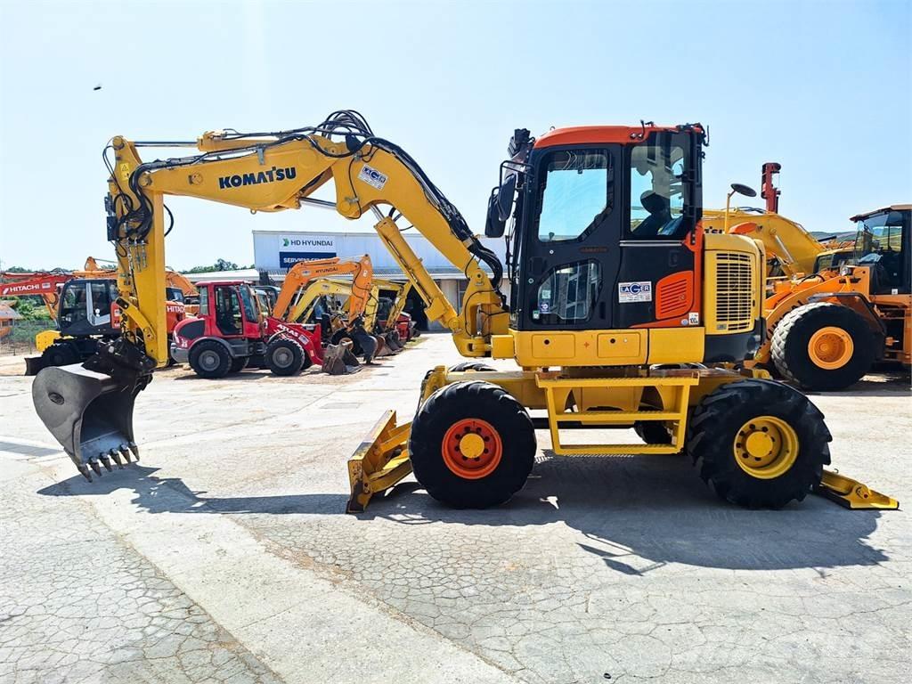 Komatsu PW118MR-8 Hjulgrävare