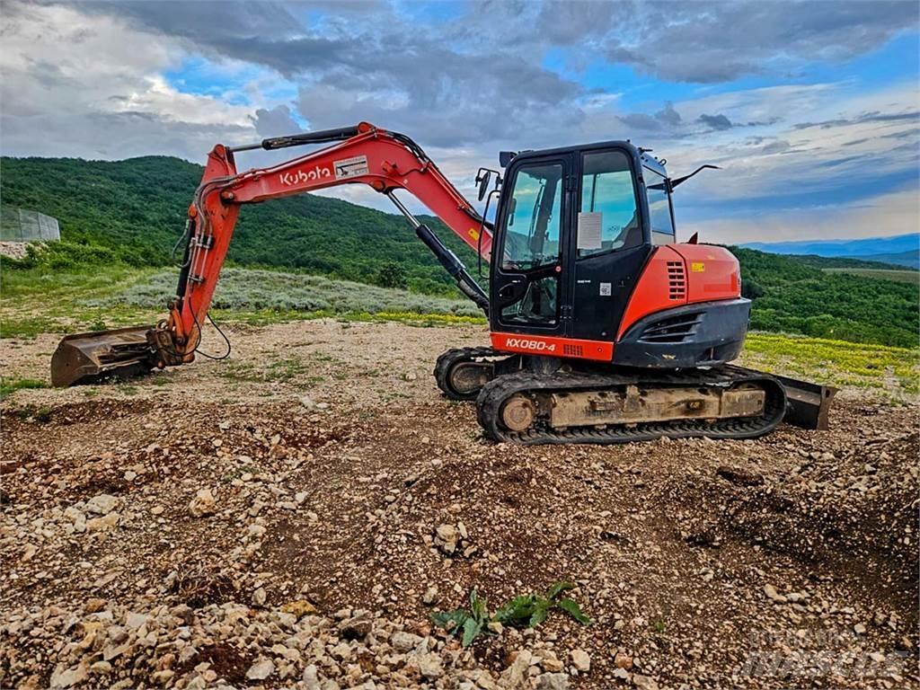 Kubota KX080-4 Minigrävare < 7t