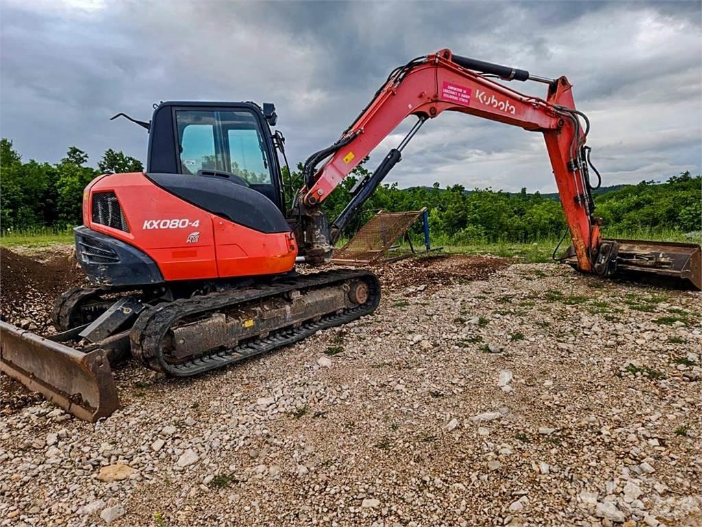 Kubota KX080-4 Minigrävare < 7t