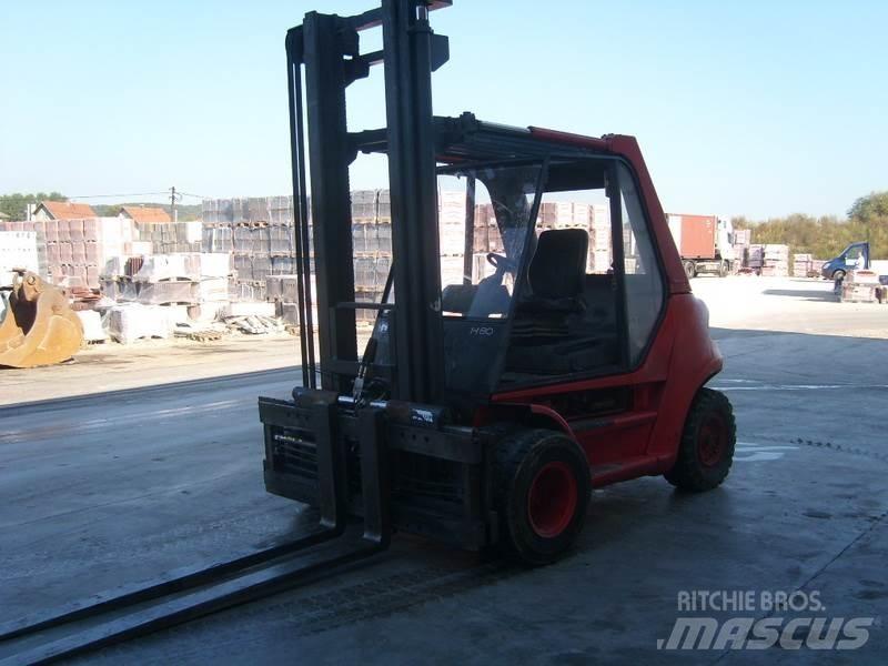 Linde H80D Dieselmotviktstruckar
