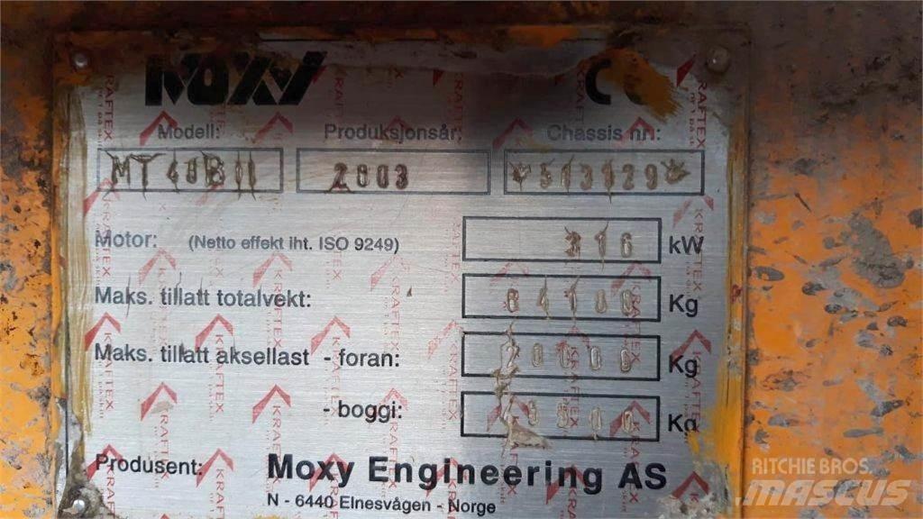 Moxy MT 40B Midjestyrd dumper