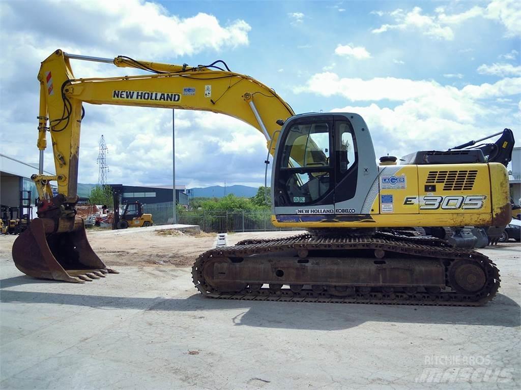 New Holland E305 Bandgrävare