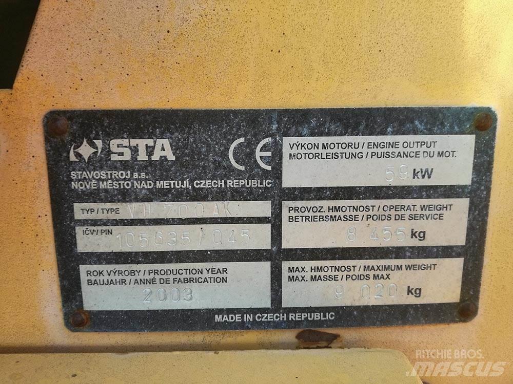 Stavostroj STA VH 700 AK Tvåvalsvältar