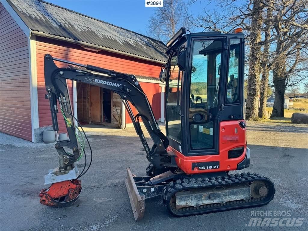 Euromach ES18ZT Bandgrävare