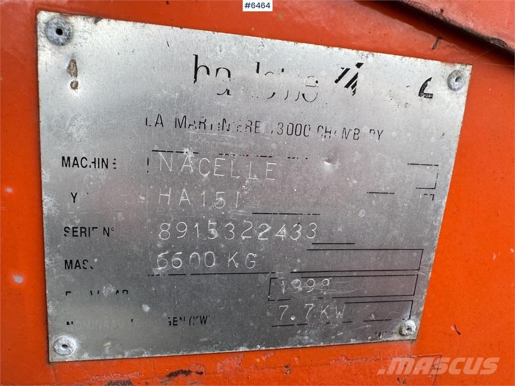 Haulotte HA 15 I Övriga personliftar