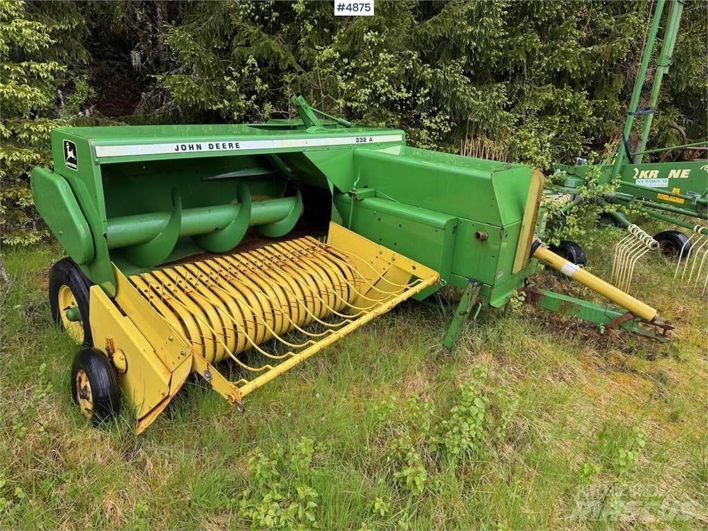 John Deere 332 A Andra skördemaskiner