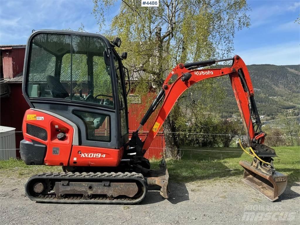 Kubota KX019 Bandgrävare