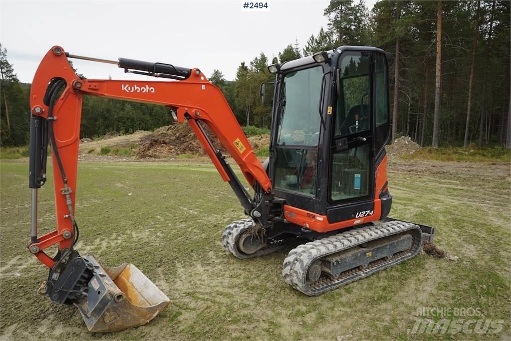 Kubota U27-4 Bandgrävare