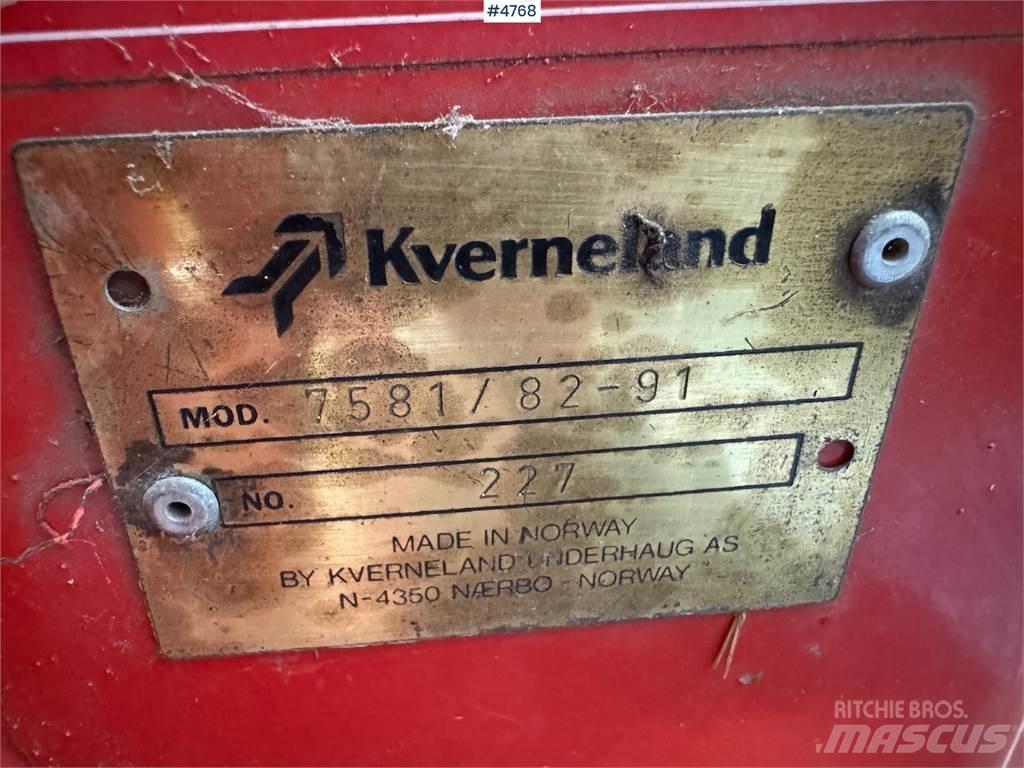 Kverneland 7581 Andra skördemaskiner