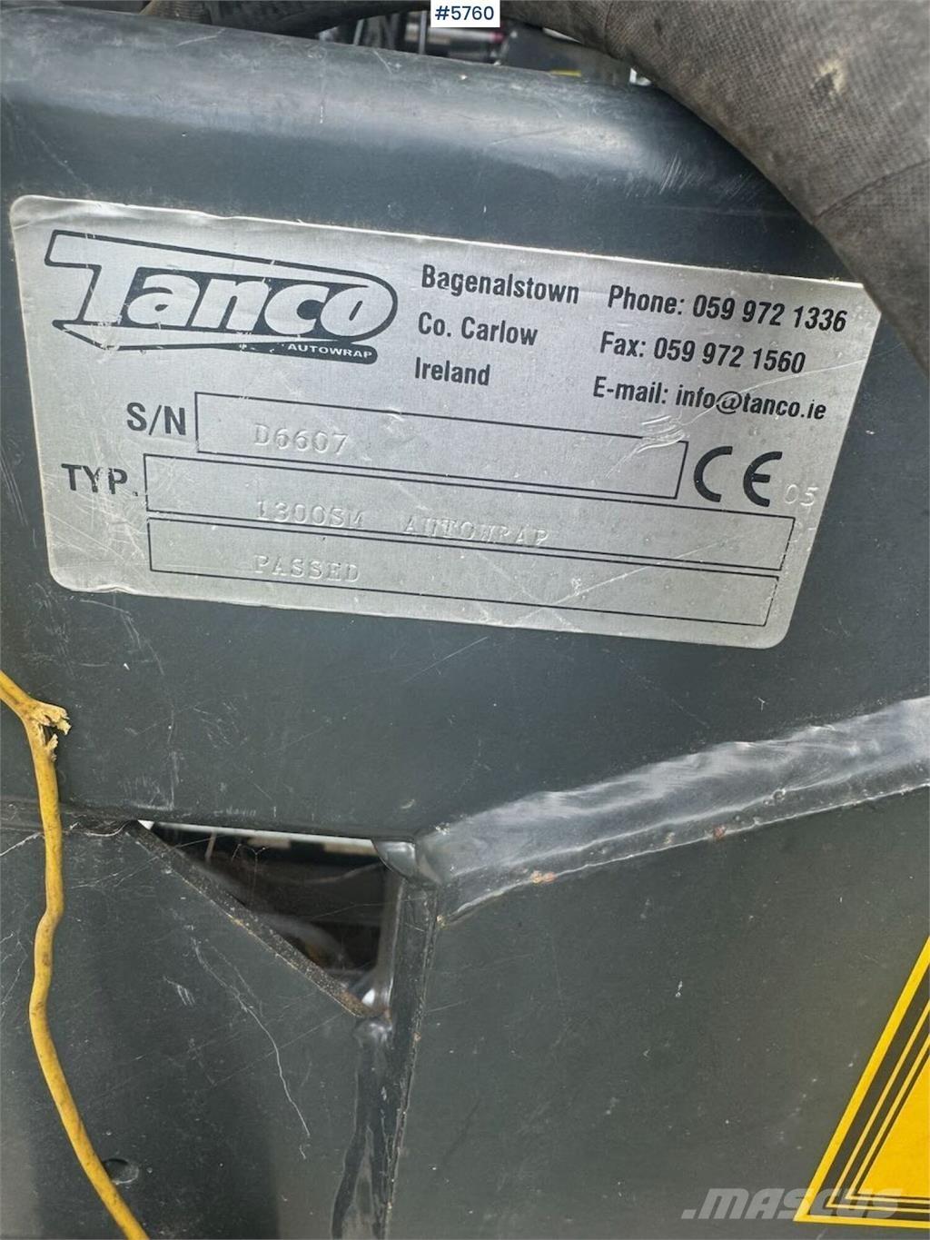 Tanco 1300SM Andra skördemaskiner