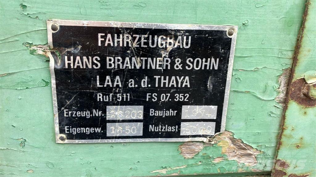 Brantner 5 Tonnen Tippvagnar