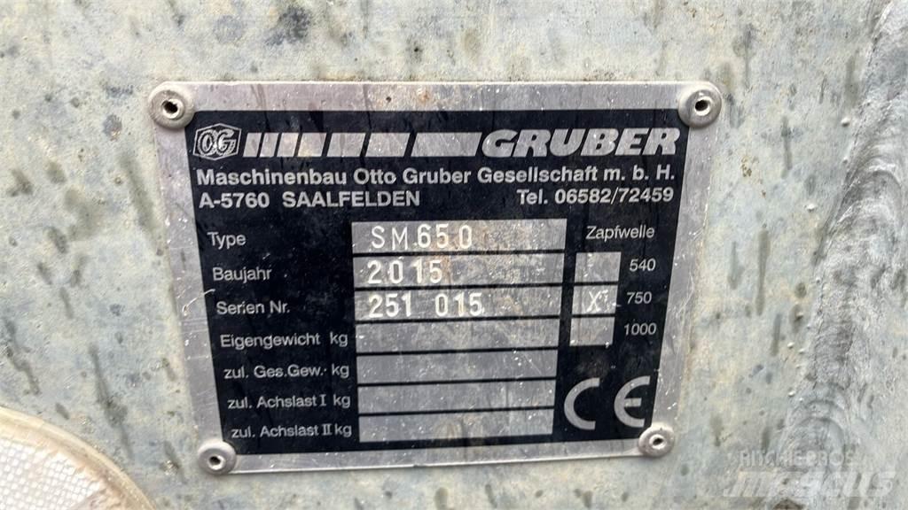 Gruber SM 650 Fast- och kletgödselspridare