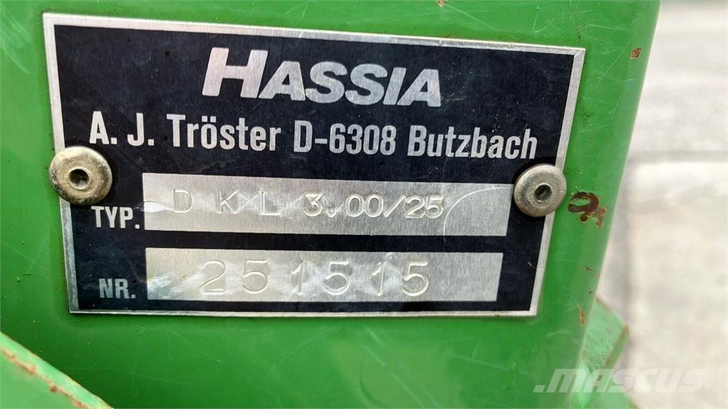 Hassia DKL 3.00/25 Såmaskiner