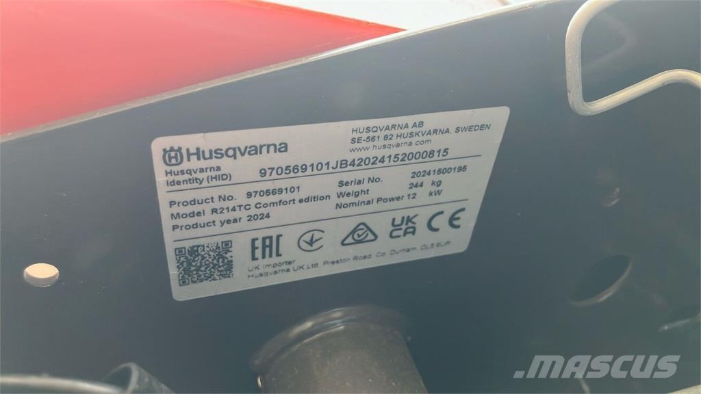 Husqvarna R 214TC Grönytemaskiner - Övriga