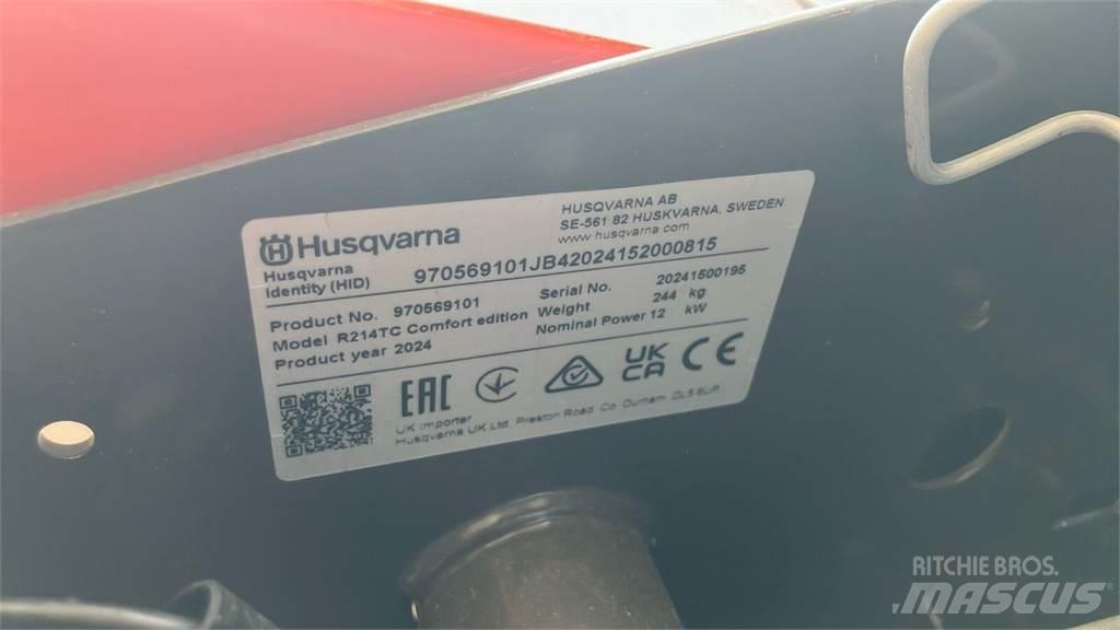 Husqvarna R 214TC Grönytemaskiner - Övriga