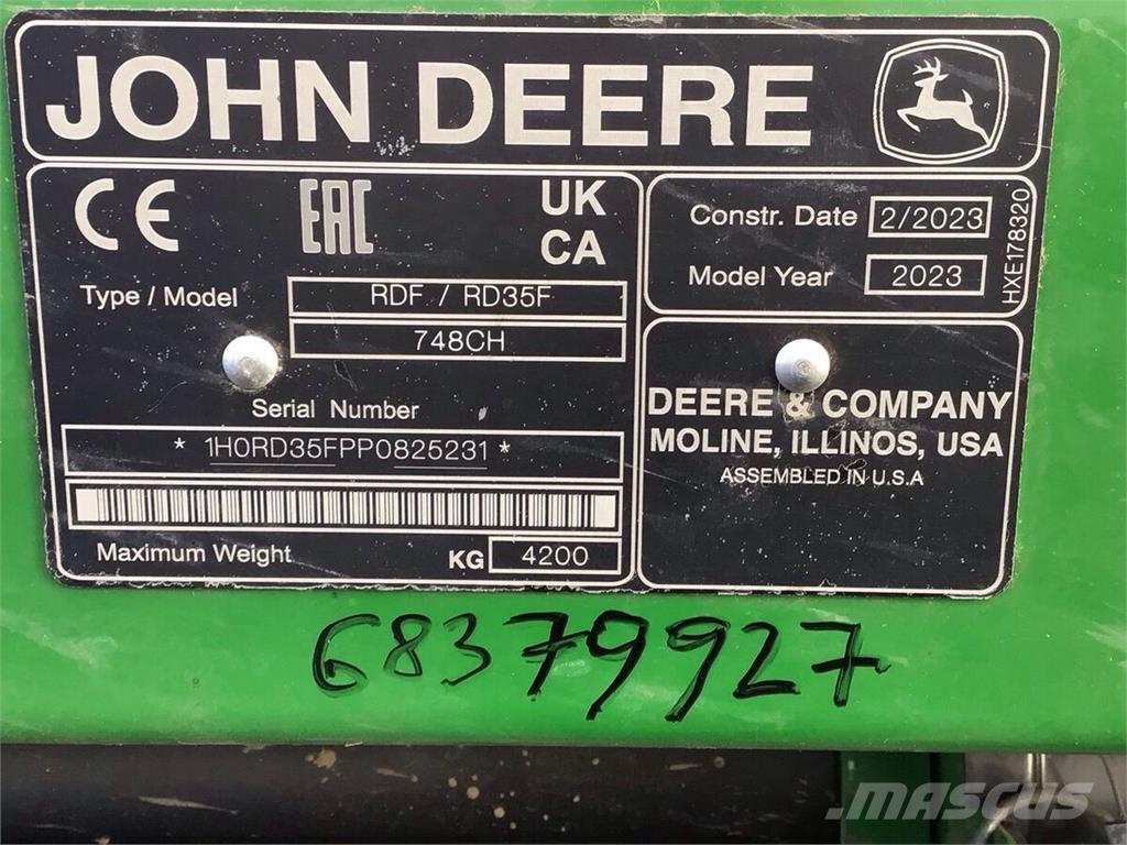 John Deere S 780 Skördetröskor