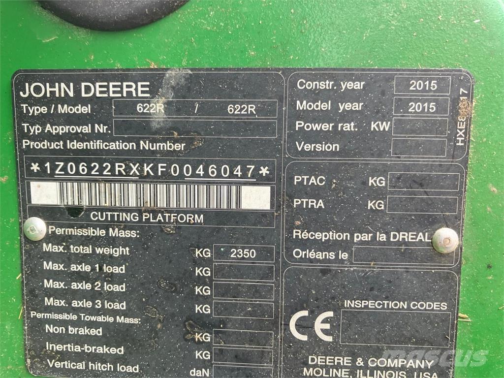 John Deere W660 HM Skördetröskor