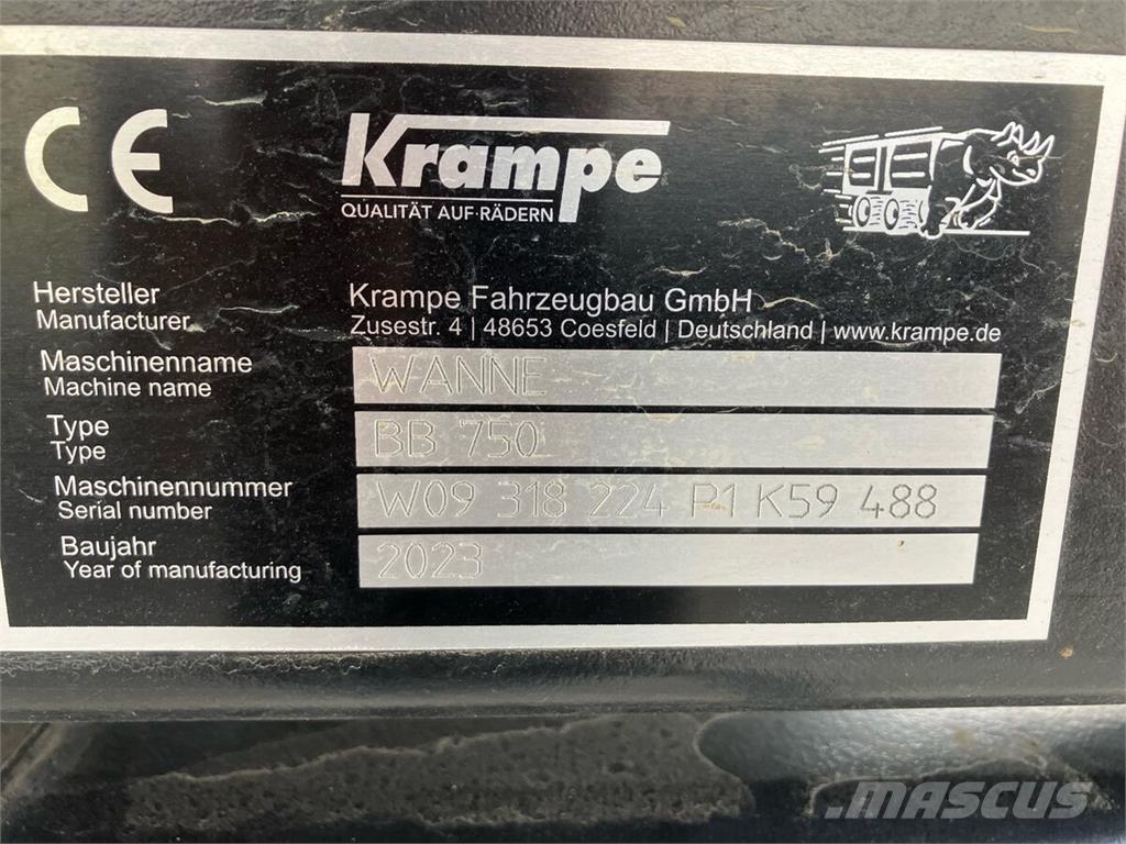 Krampe BigBody 750 Tippvagnar