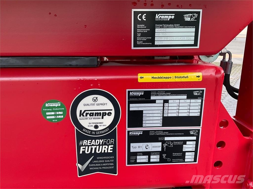 Krampe BigBody 750 Övriga vagnar