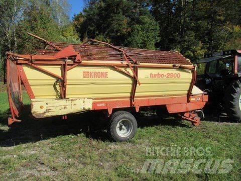 Krone Turbo 2900 Hackvagn / Självlastarvagn