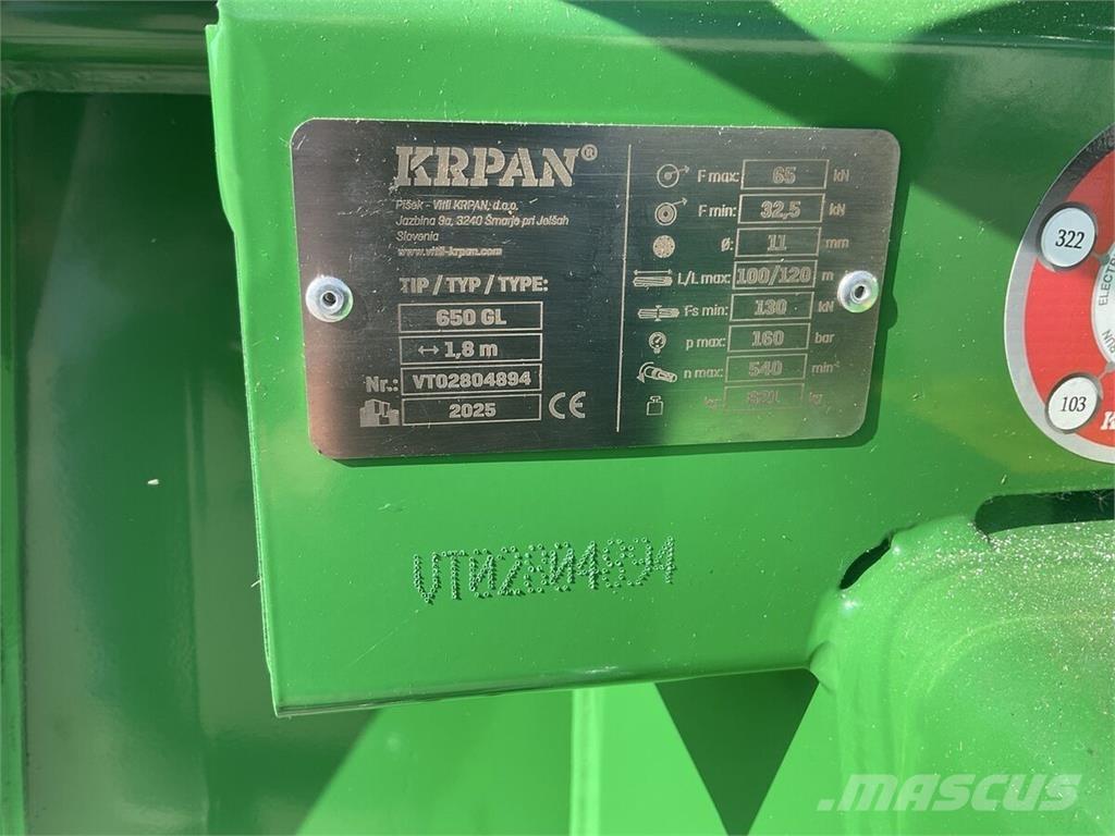 Krpan 650GL Vinschar