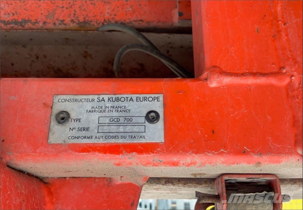 Kubota GCD 700 Grönytemaskiner - Övriga