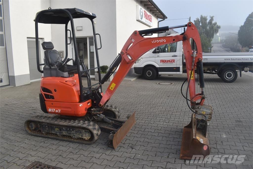 Kubota U17-3a Minigrävare < 7t