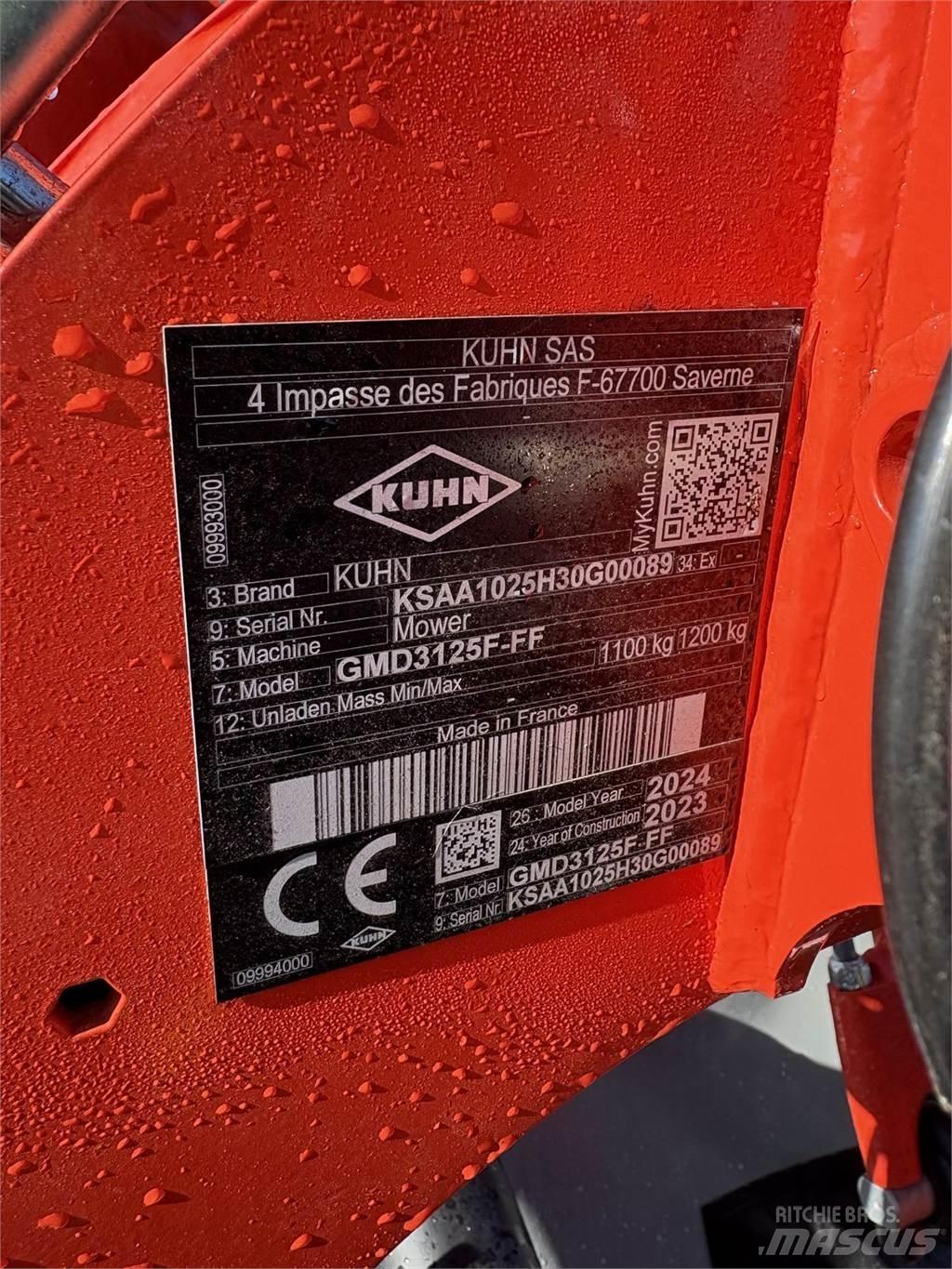 Kuhn GMD 3125 F - FF Slåttermaskiner