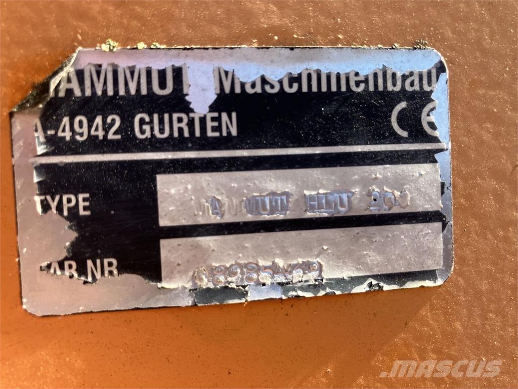 Mammut HLU 200 Lastarredskap