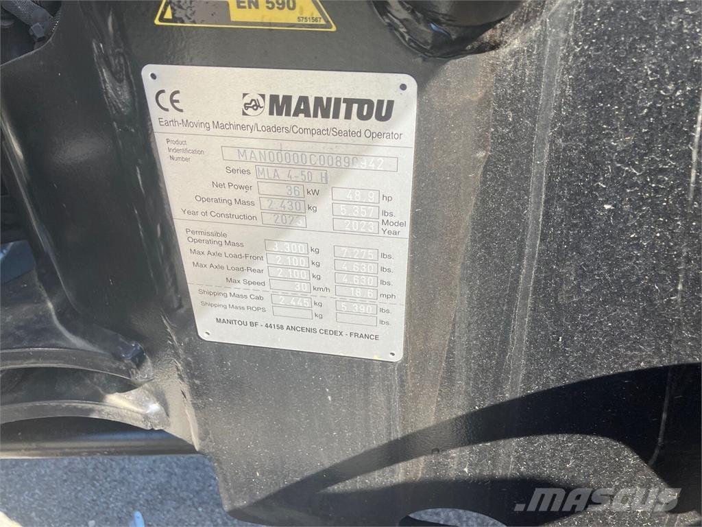 Manitou MLA4-50 Frontlastare och grävare