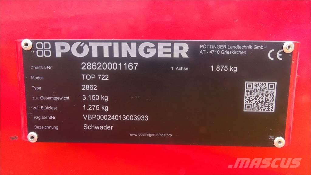 Pöttinger TOP 722 Strängläggande skördare