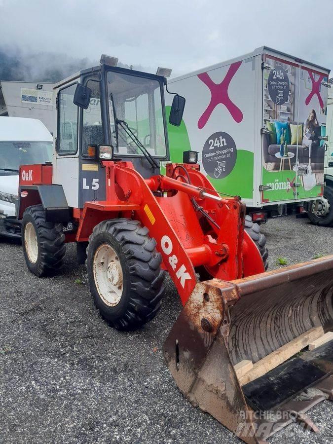  Radlader O&K L5 Frontlastare och grävare