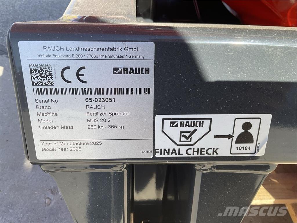 Rauch MDS 20.2 Övrigt växtnäring och gödsel