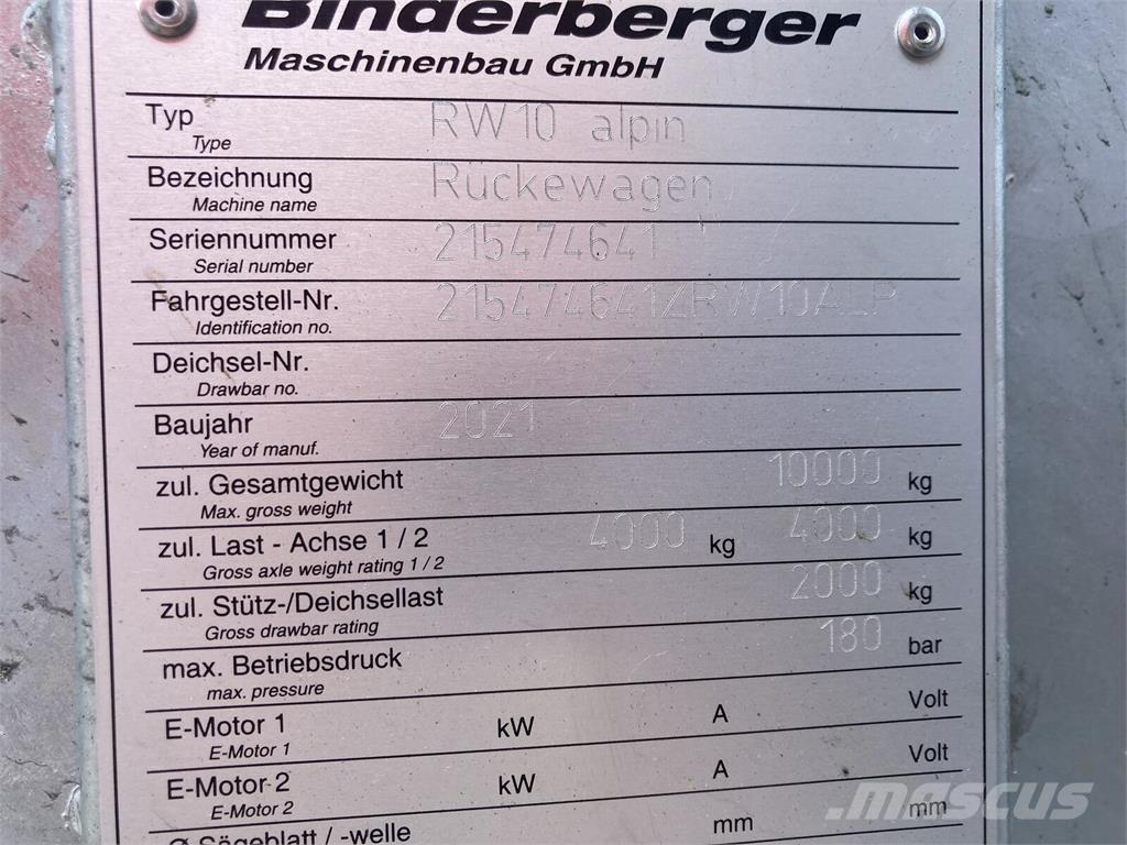 RW 10 Alpin Skogsmaskiner - Övriga