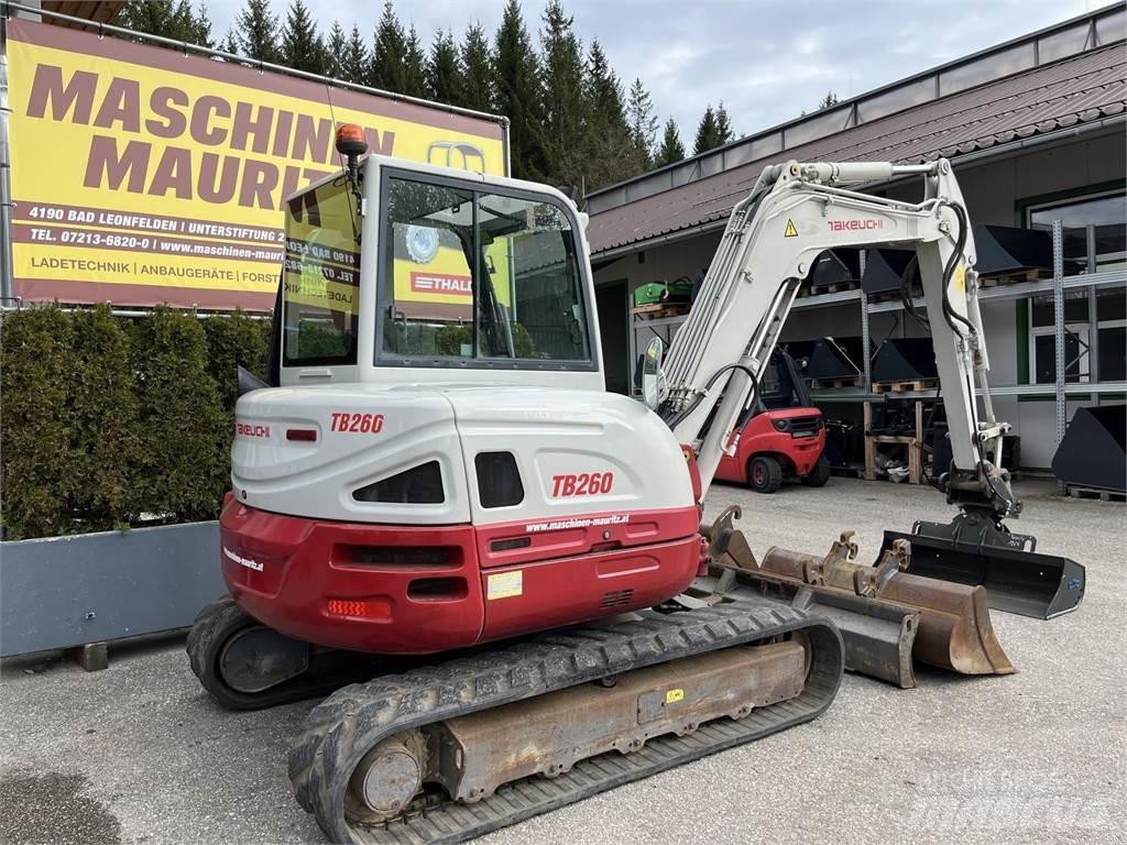 Takeuchi TB 260 Minigrävare < 7t