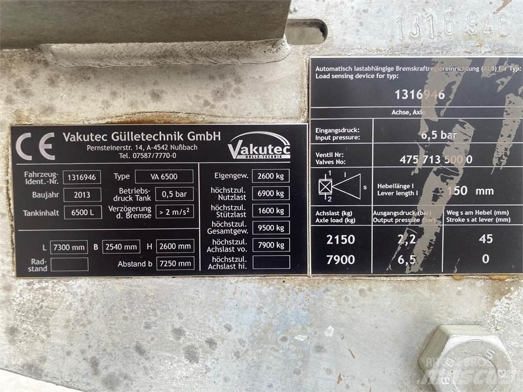  Vakutec VA 6500 Flytgödselspridare
