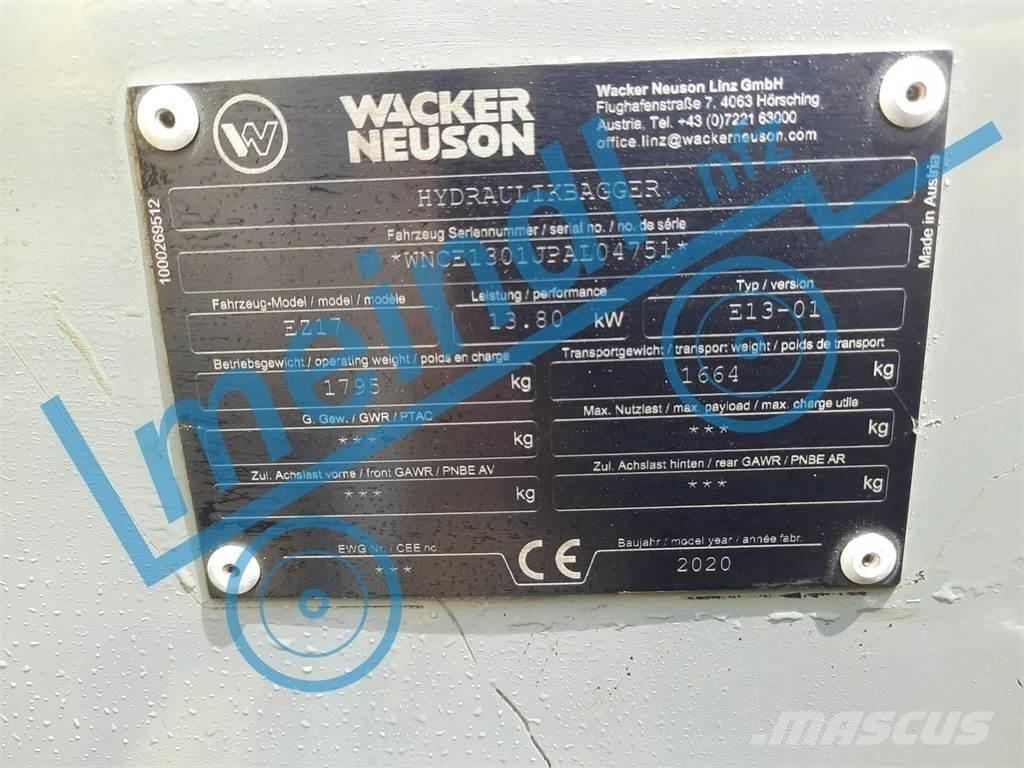 Wacker Neuson EZ 17 Minigrävare < 7t