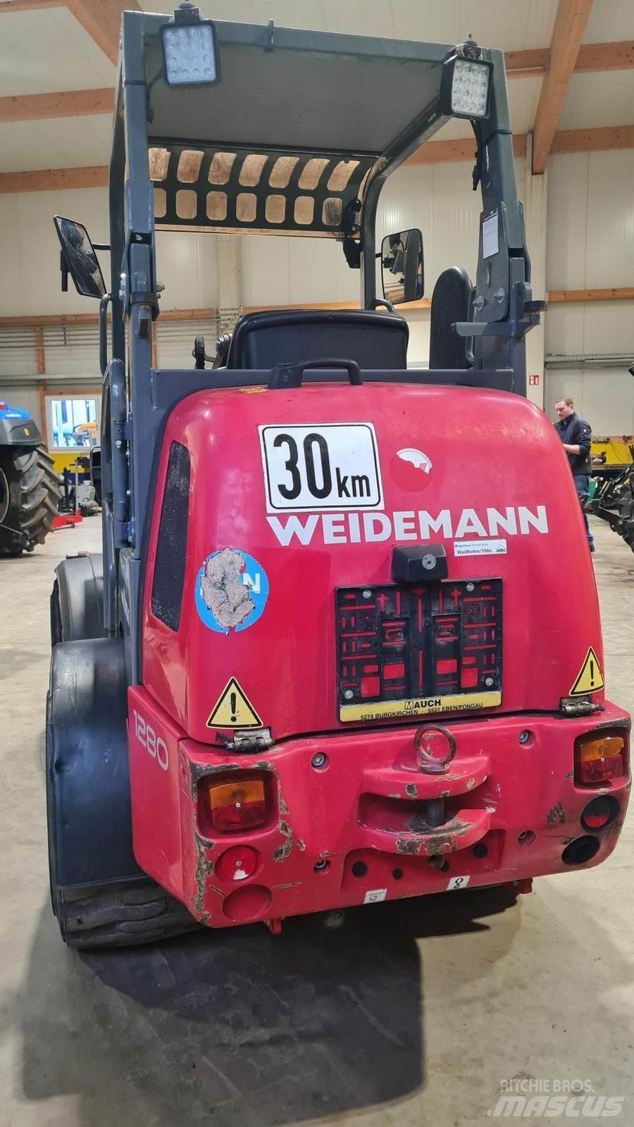 Weidemann 1280 Frontlastare och grävare