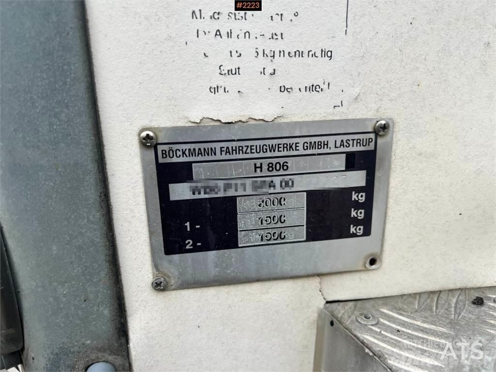 Böckmann P11SP Biltransportsläp