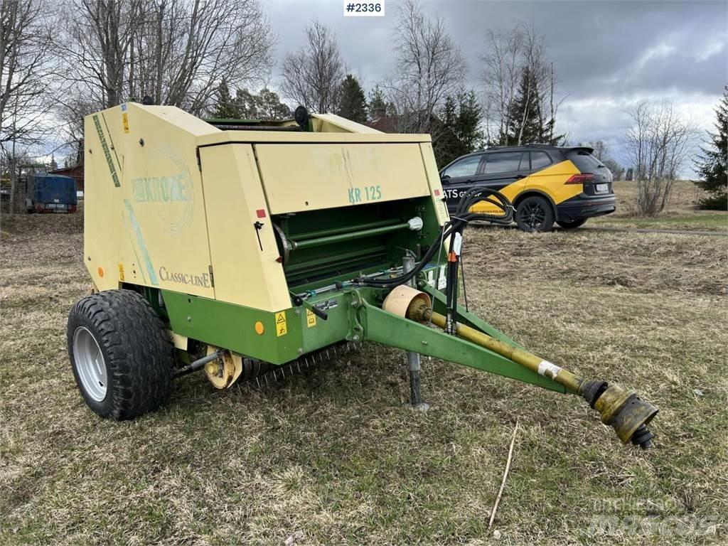 Krone KR 125 Entreprenad - Övrigt