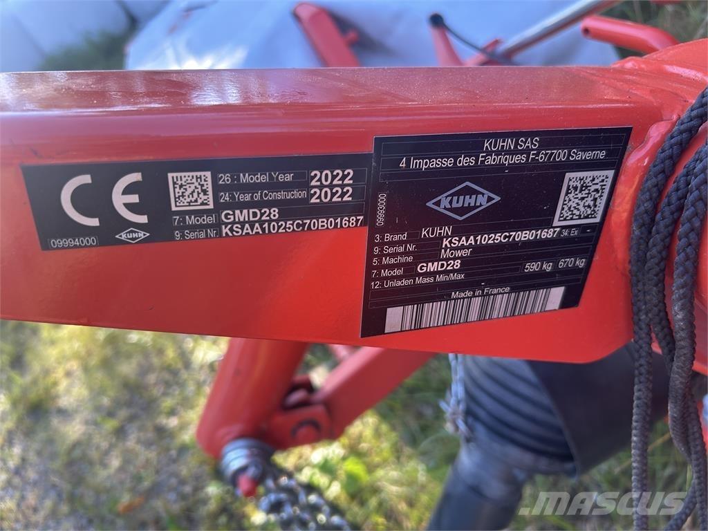 Kuhn GMD 28 Slåttermaskiner