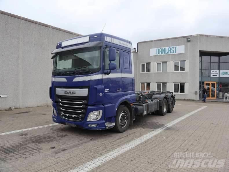 DAF XF 510 FAN EURO 6 Lastväxlare med kabellift