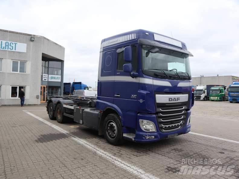 DAF XF 510 FAN EURO 6 Lastväxlare med kabellift