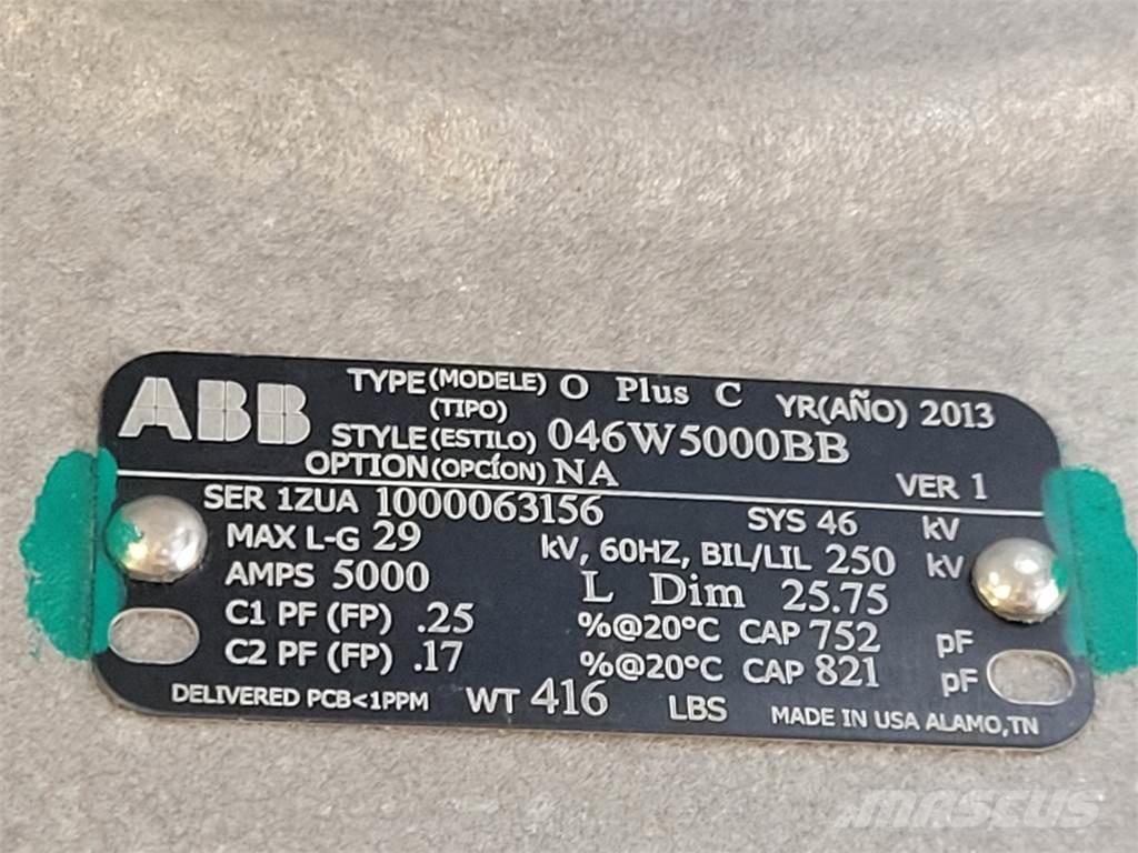 ABB 046W5000BB Entreprenad - Övrigt