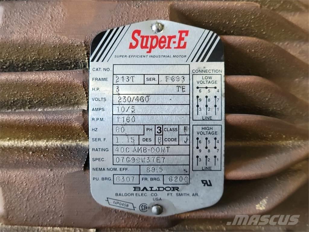 Baldor 07G99W37E7 Industriella motorer