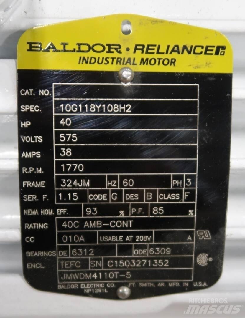 Baldor 10G118Y108H2 Industriella motorer