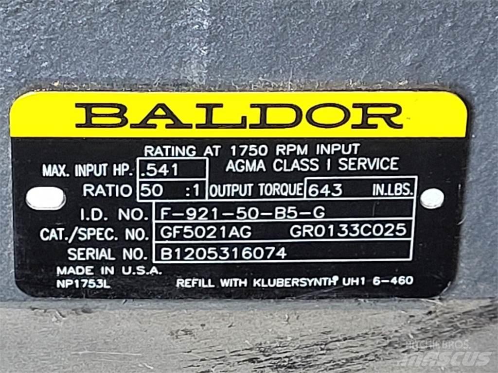 Baldor GF5021AG Entreprenad - Övrigt