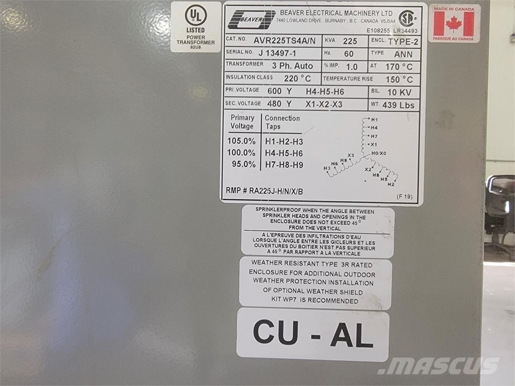  BEAVER AVR225TS4A/N Entreprenad - Övrigt