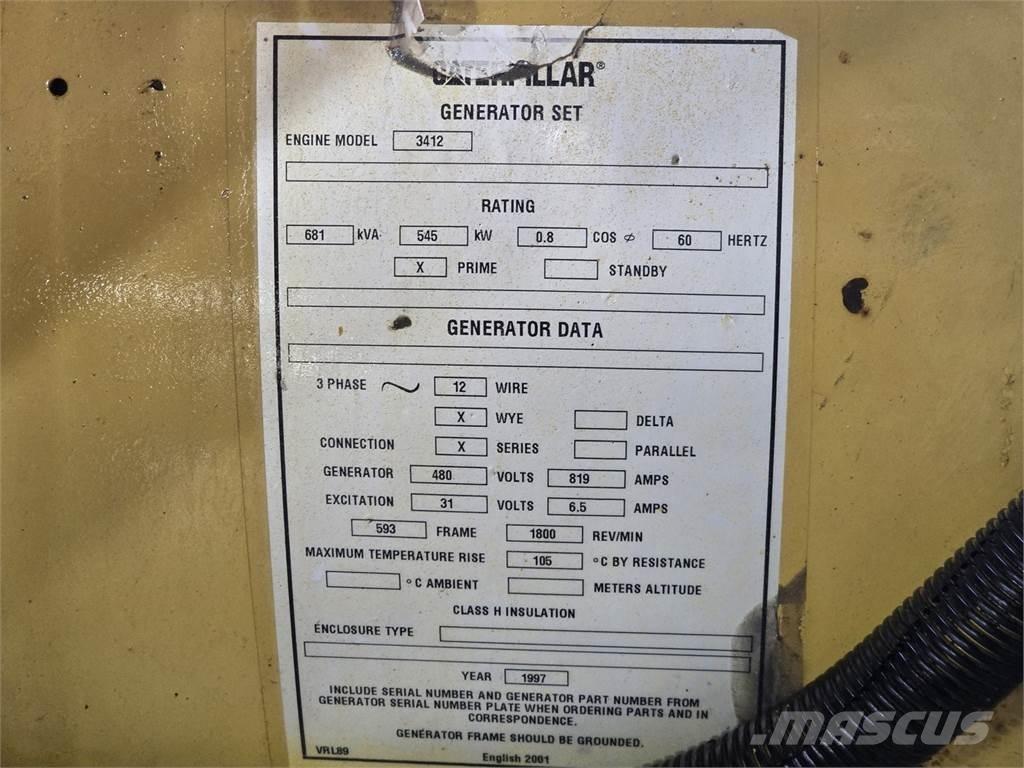 CAT 3412 Dieselgeneratorer