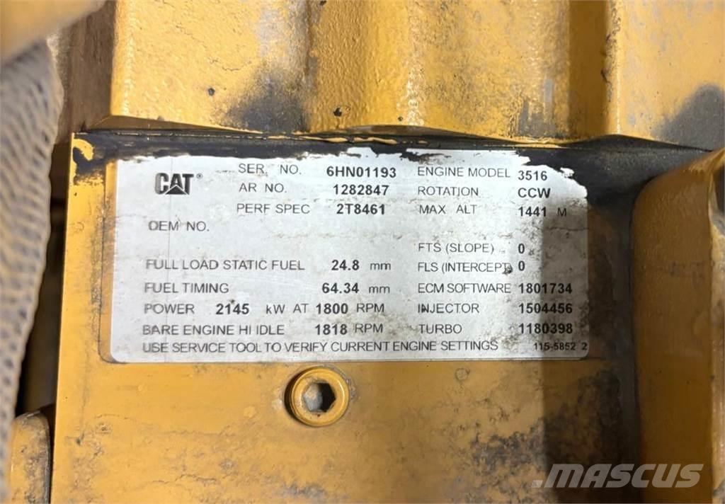 CAT 3516B Dieselgeneratorer